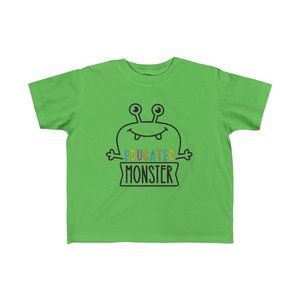 SBC Kid's Educated Monster Short Sleeve Green Tee